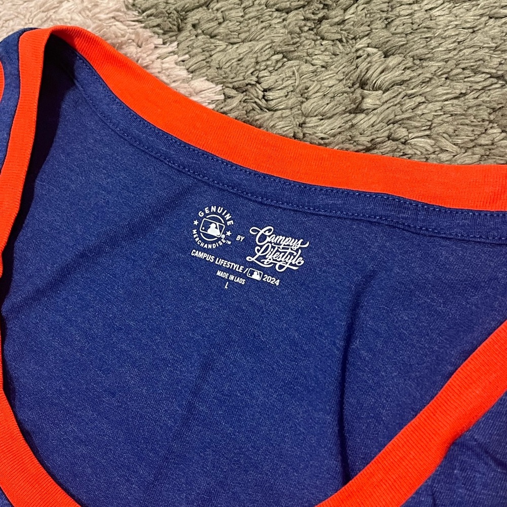 New York Mets Blue and Orange Tank Top - Picture 4 of 7